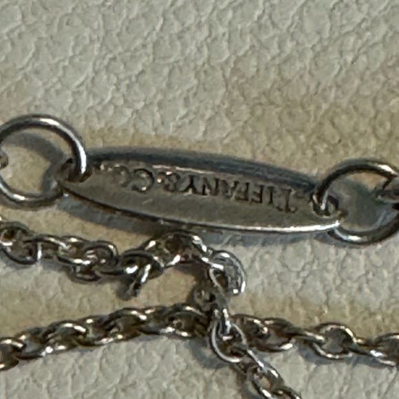 Tiffany & Co. Elsa Peretti®  Open Heart Pendant Necklace 925 Silver small - Picture 6 of 6